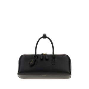 Alaia Women Black Leather Small Delta Handbag